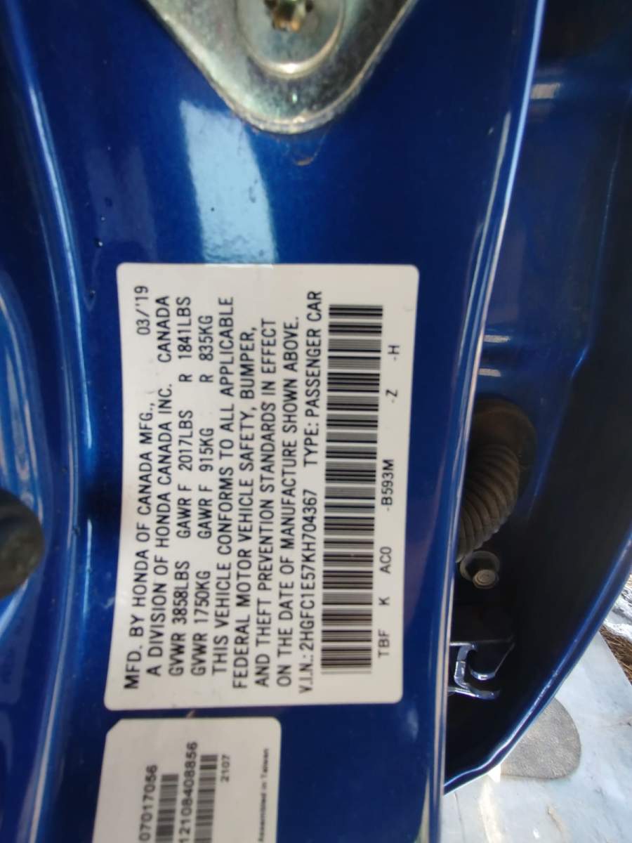 2019 Honda Civic