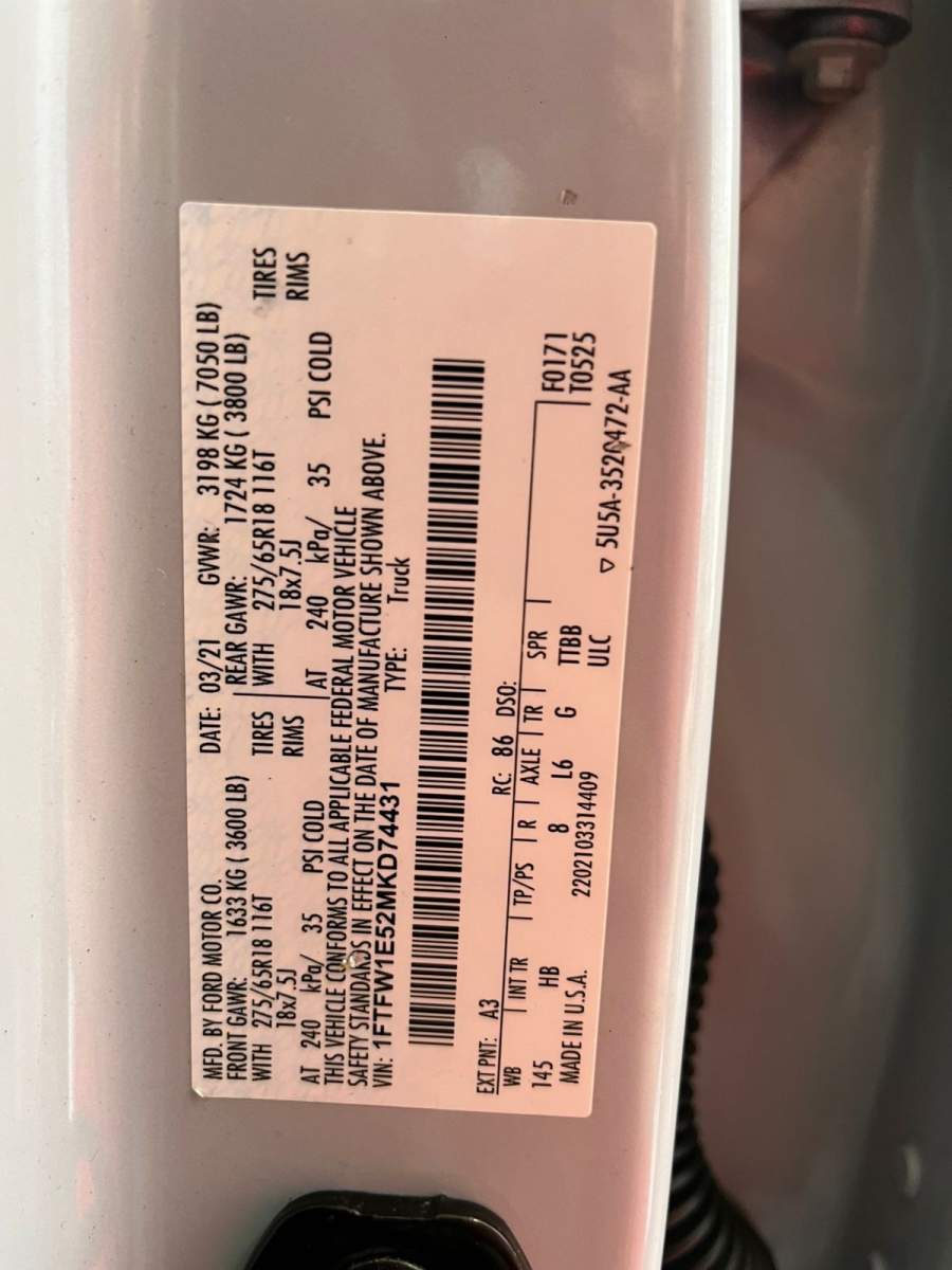 2021 Ford F-150