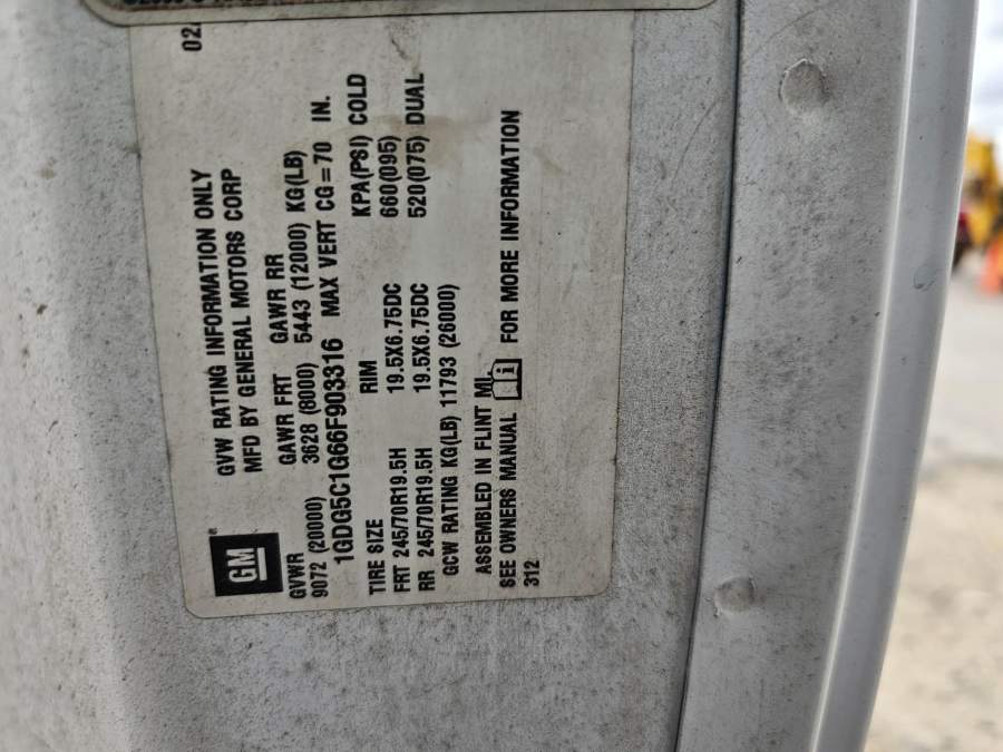 2006 GMC 5500