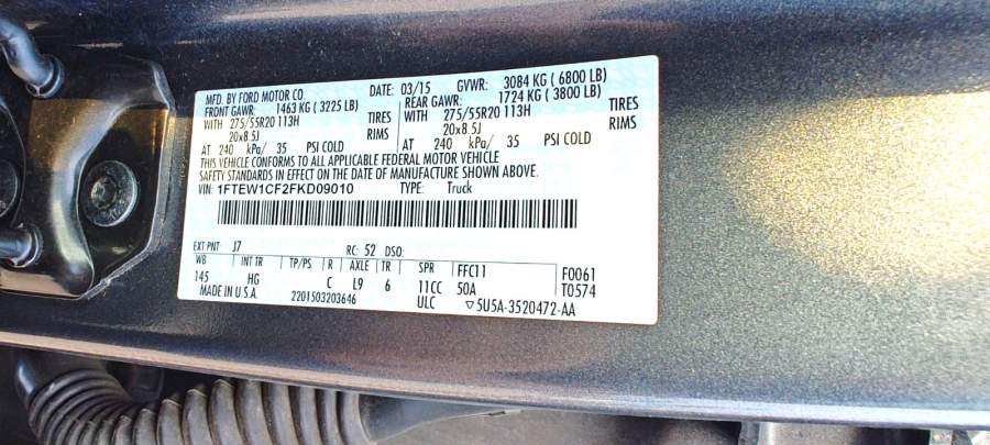 2015 Ford F-150