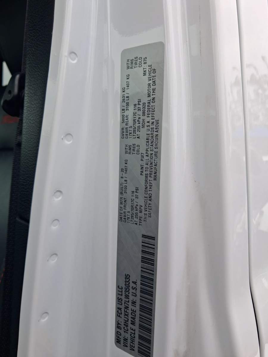 2020 Jeep Wrangler
