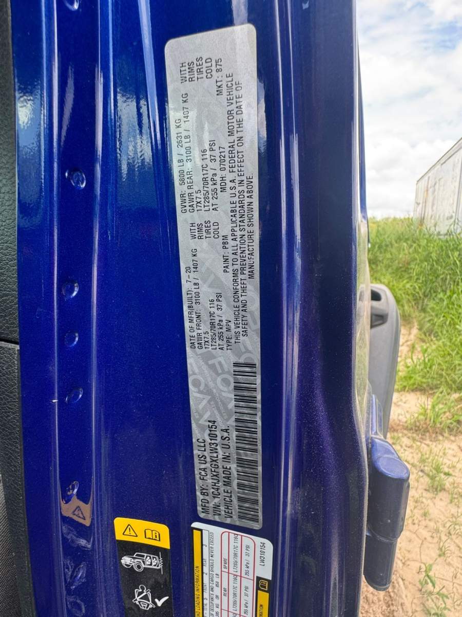 2020 Jeep Wrangler