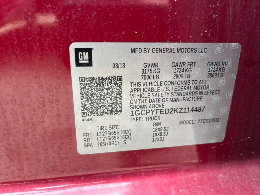 2019 Chevrolet Silverado
