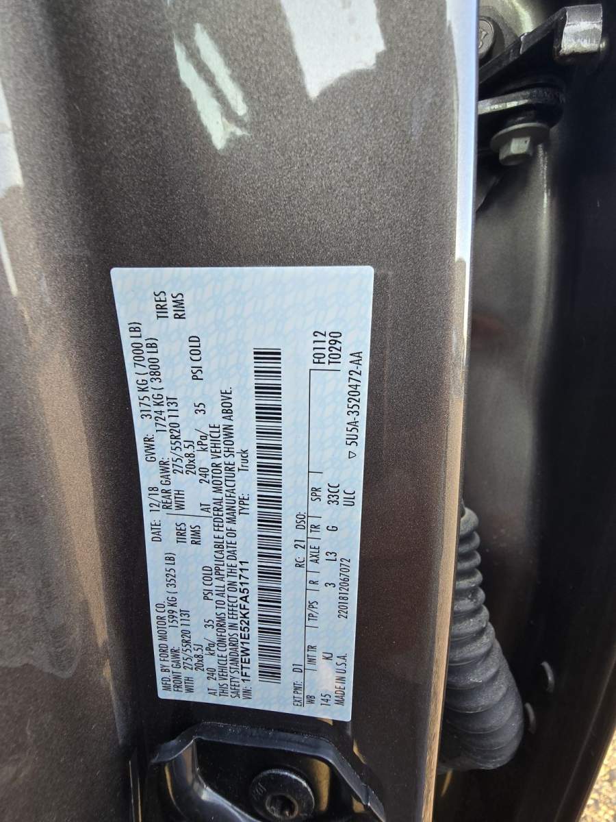 2019 Ford F-150