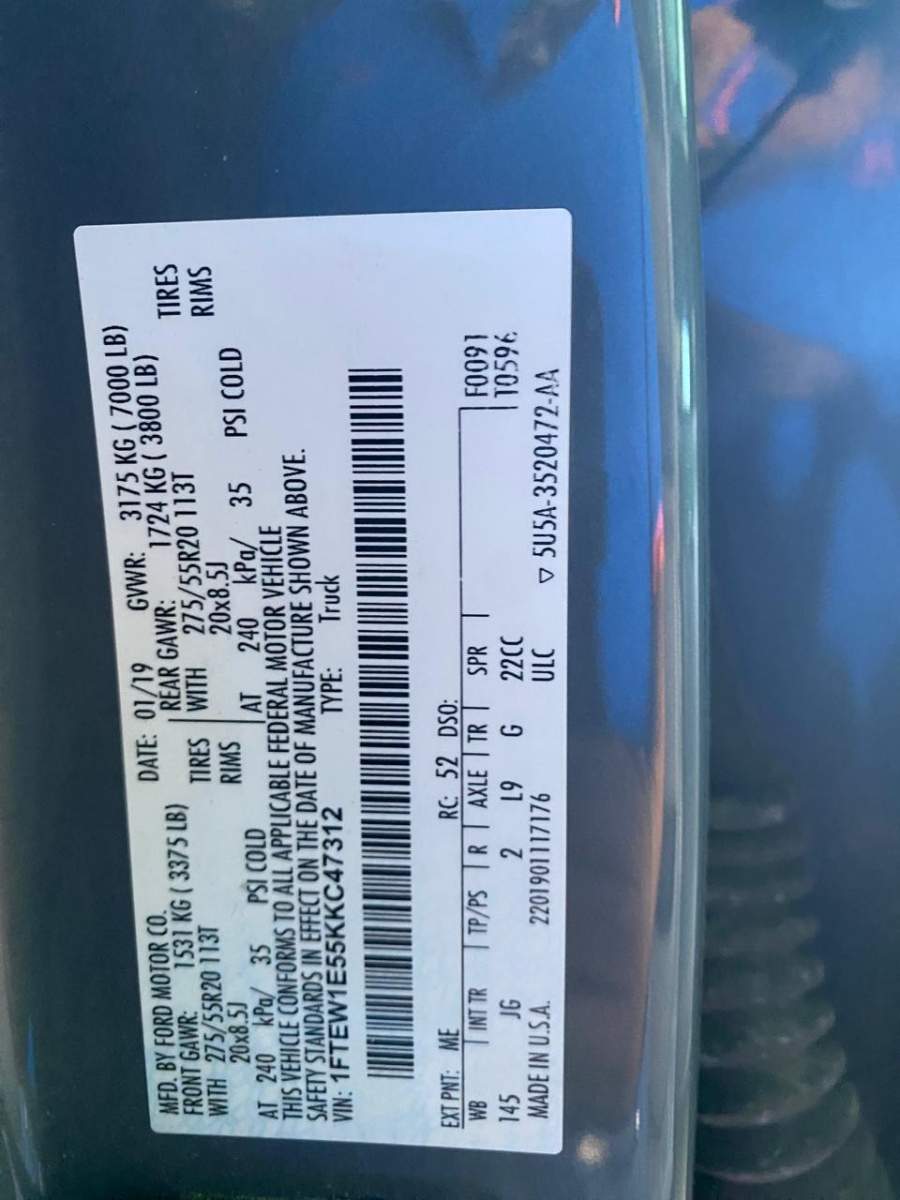 2019 Ford F-150