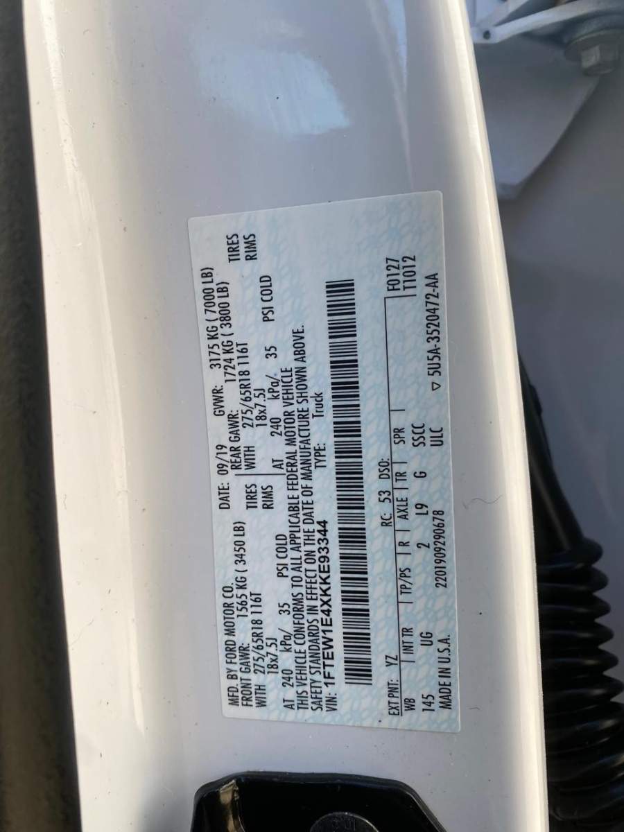 2019 Ford F-150