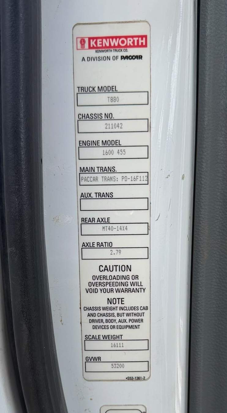 2019 Kenworth T880
