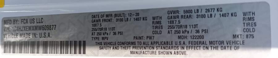 2021 Jeep Wrangler