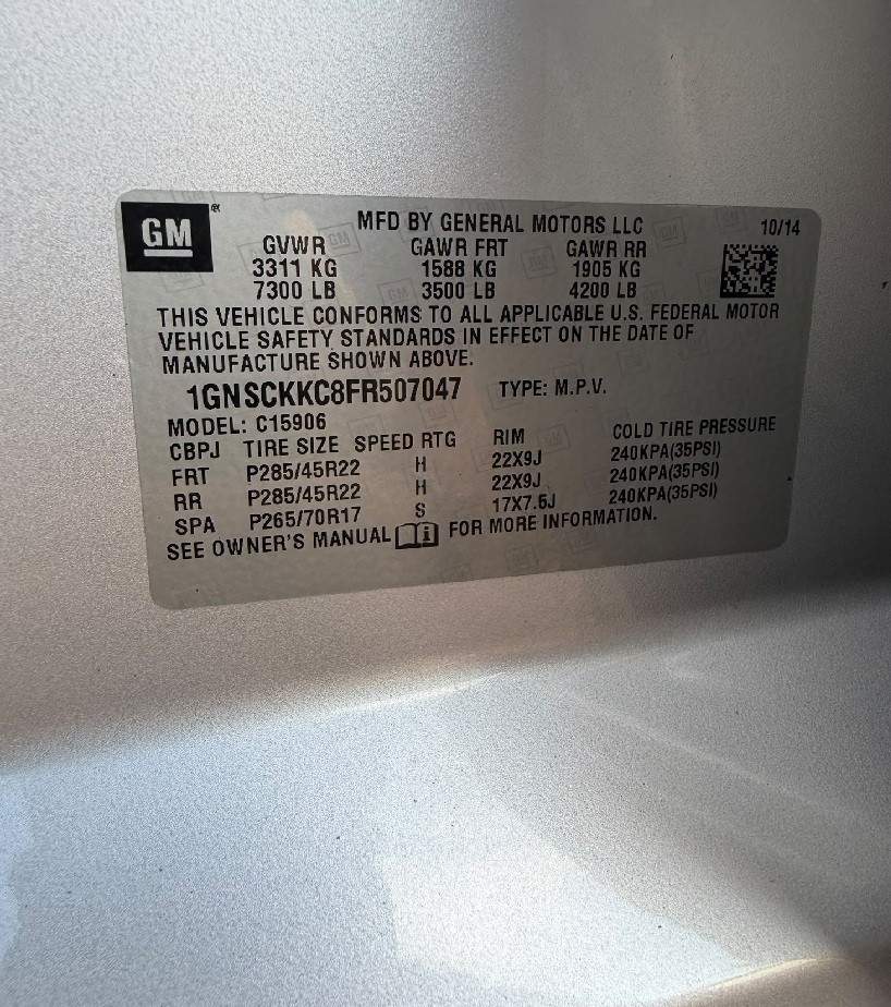 2015 Chevrolet Suburban