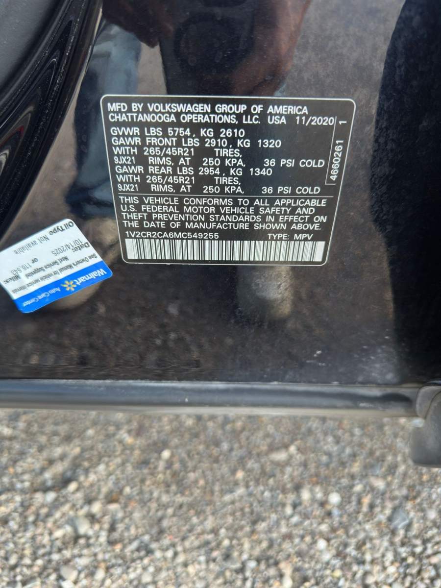2021 Volkswagen Atlas