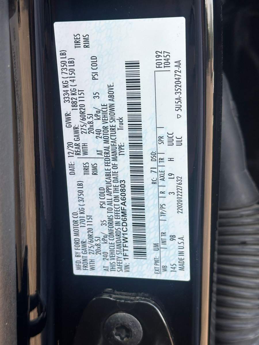 2021 Ford F-150