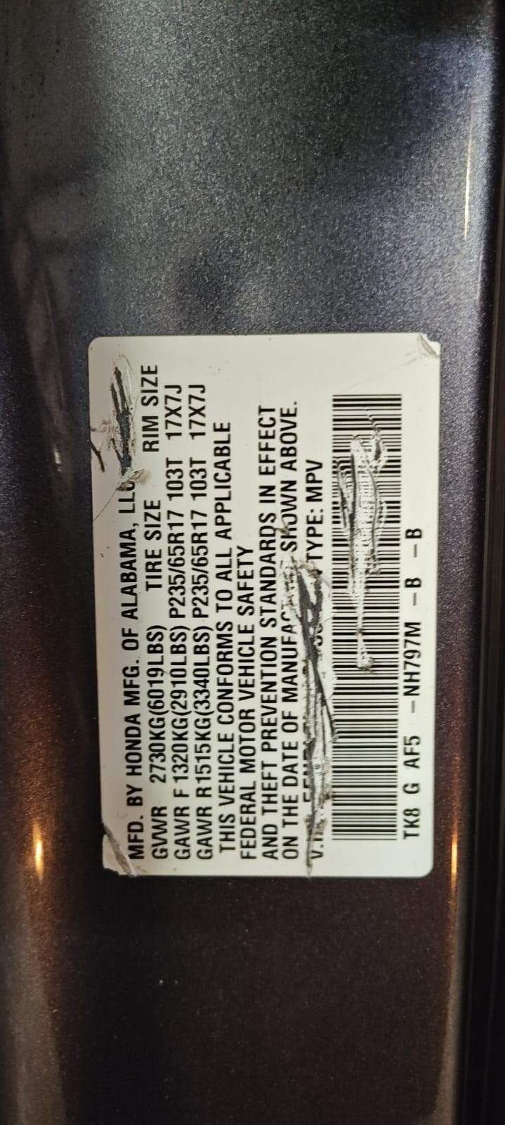2016 Honda Odyssey
