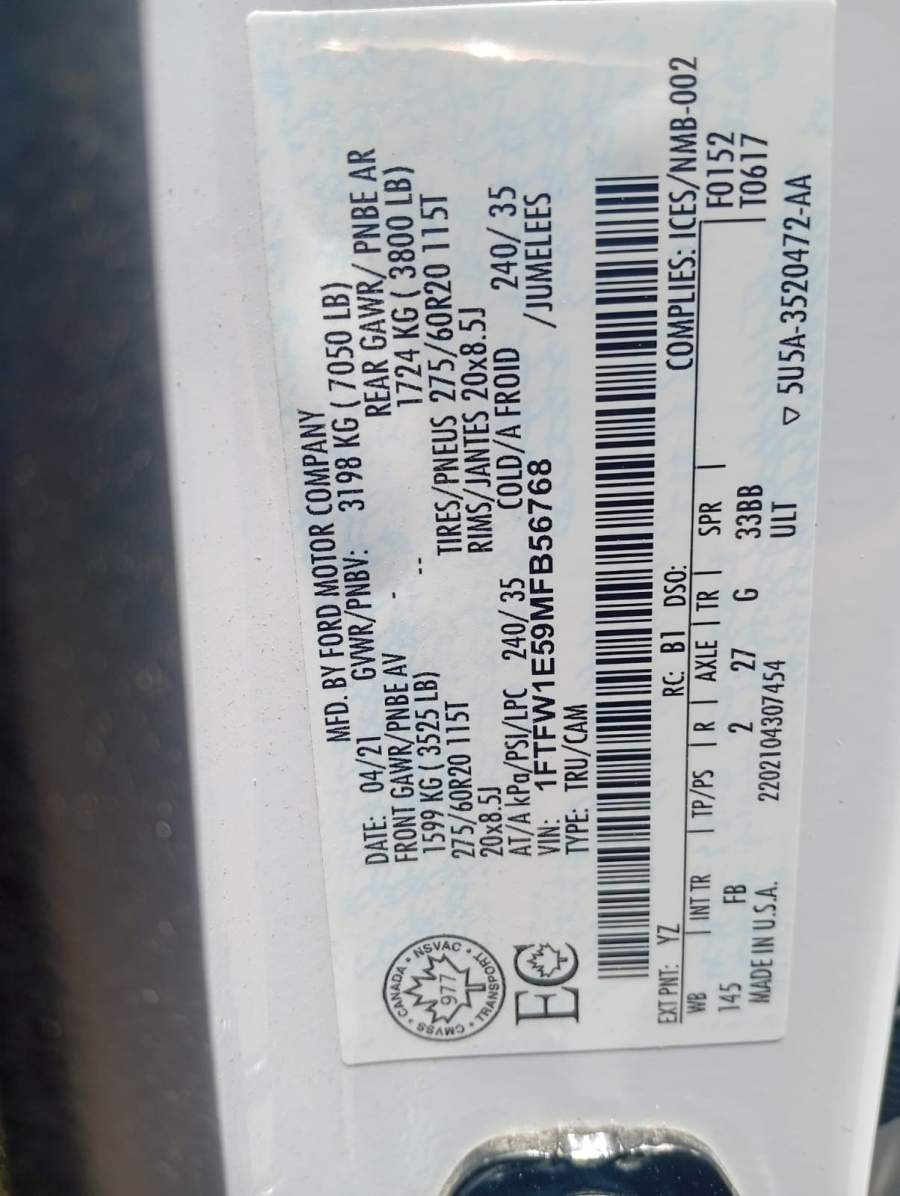 2021 Ford F-150
