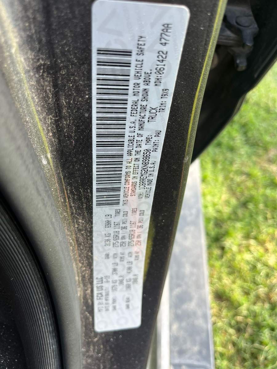 2019 RAM 1500