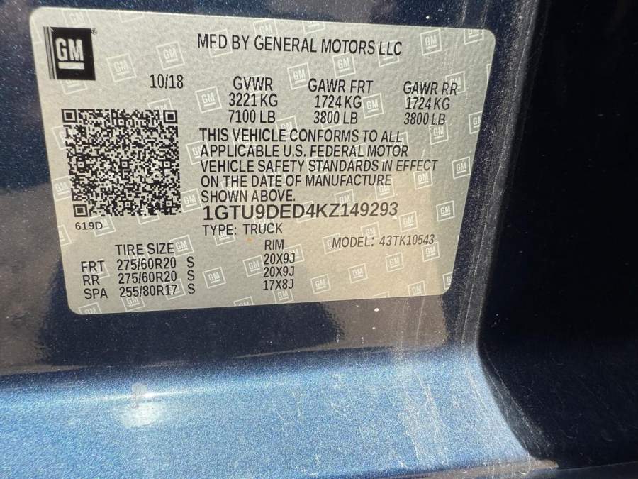 2019 GMC Sierra 1500
