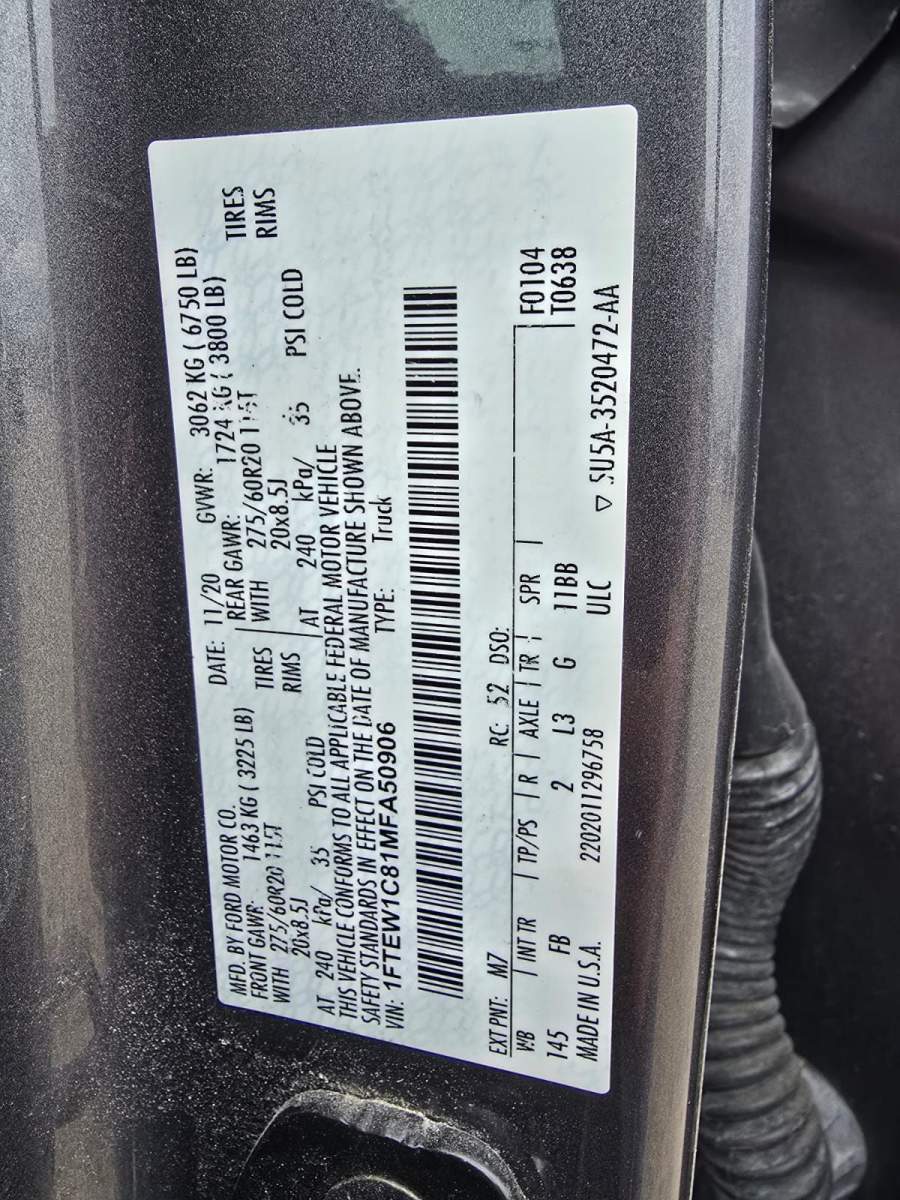 2021 Ford F-150