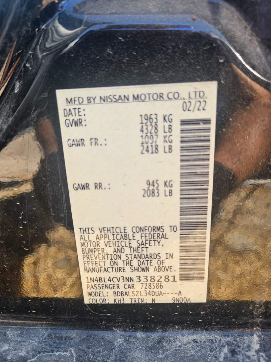 2022 Nissan Altima