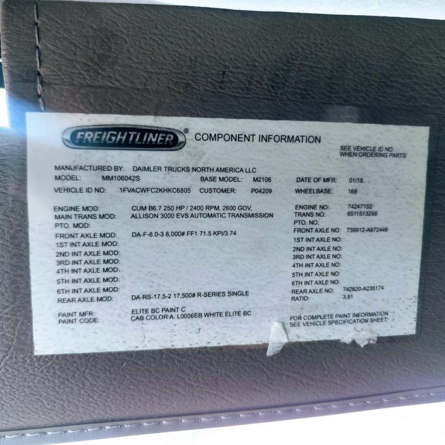 2019 Freightliner M2
