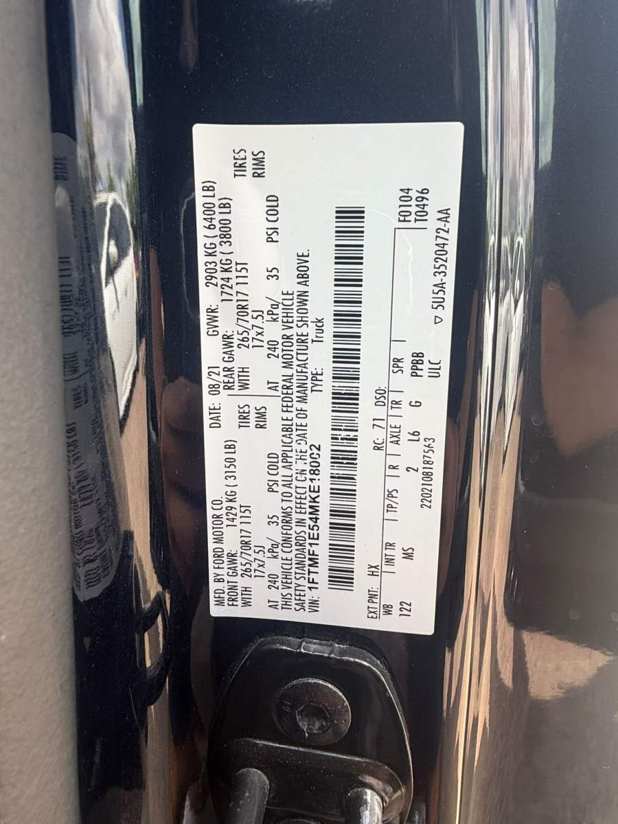 2021 Ford F-150
