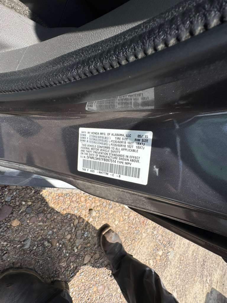 2015 Honda Odyssey