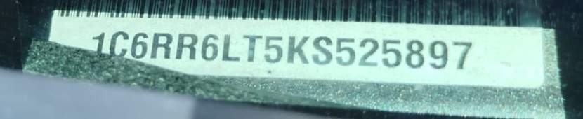 2019 RAM 1500