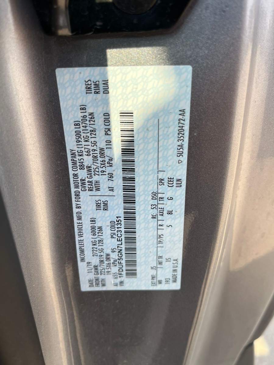 2020 Ford F-550