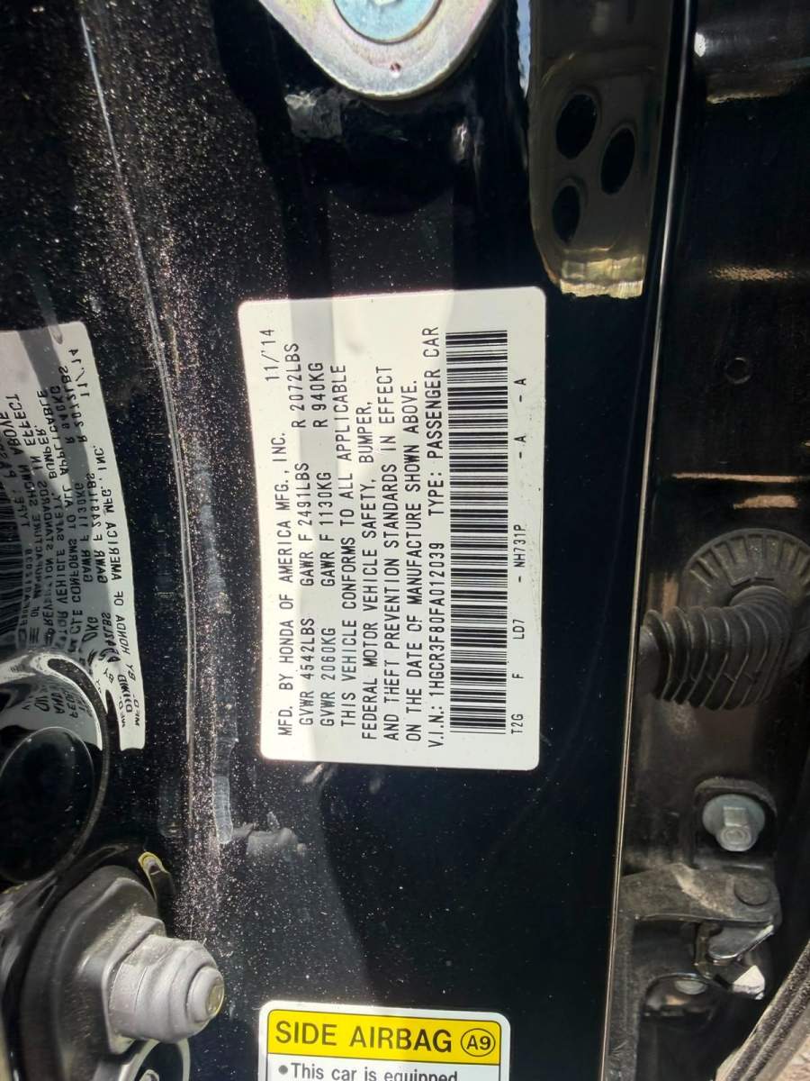 2015 Honda Accord
