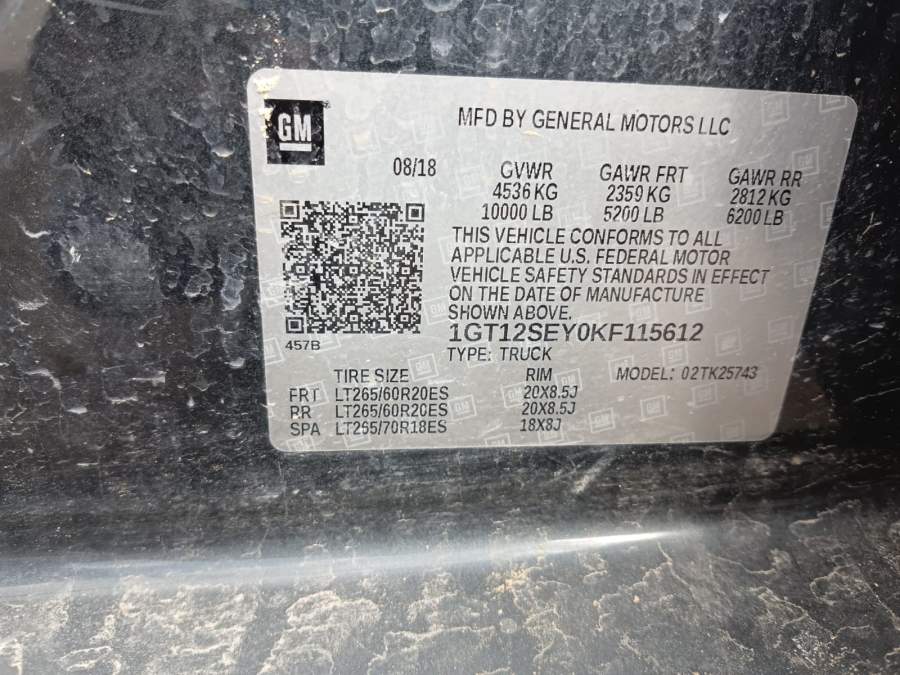 2019 GMC Sierra 2500