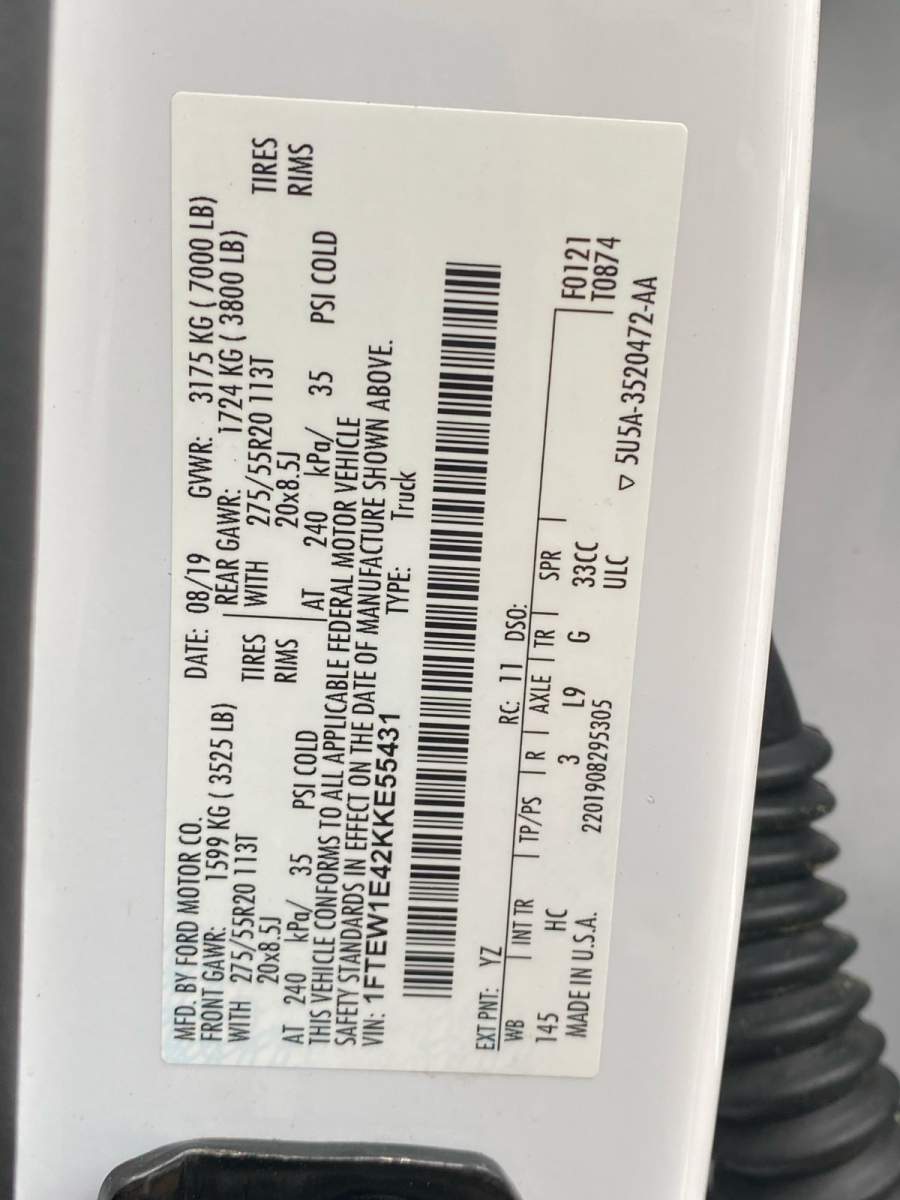 2019 Ford F-150