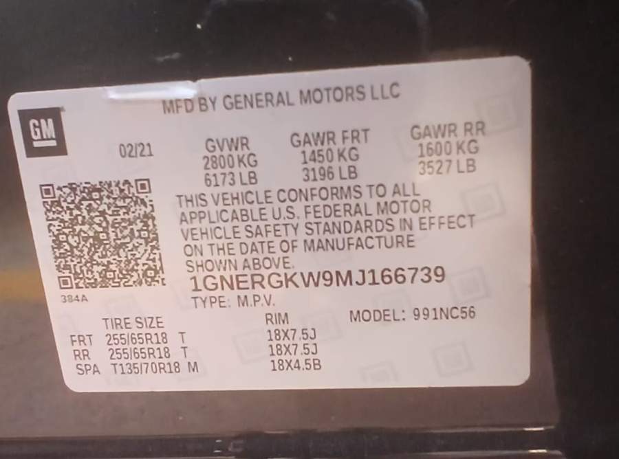 2021 Chevrolet Traverse