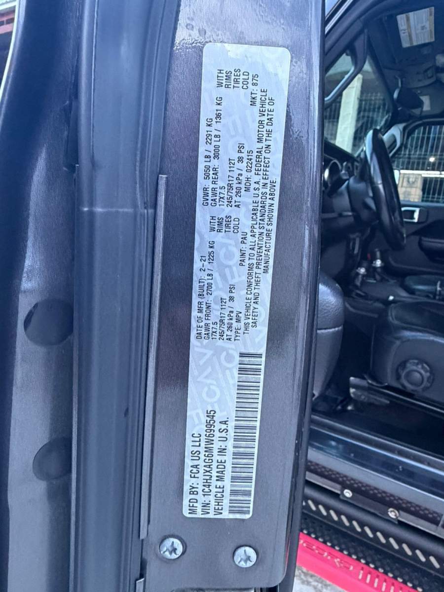 2021 Jeep Wrangler