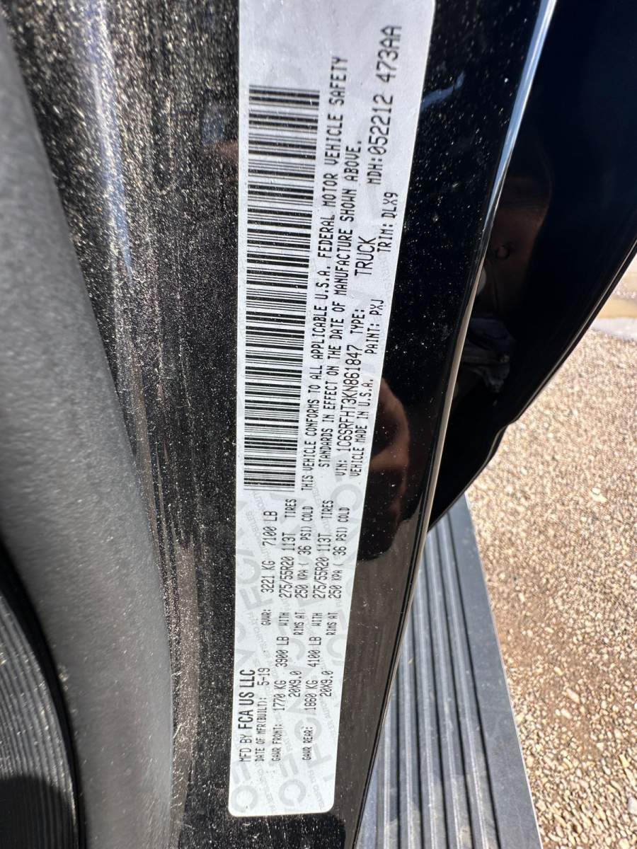 2019 RAM 1500