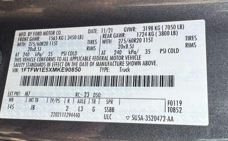 2021 Ford F-150