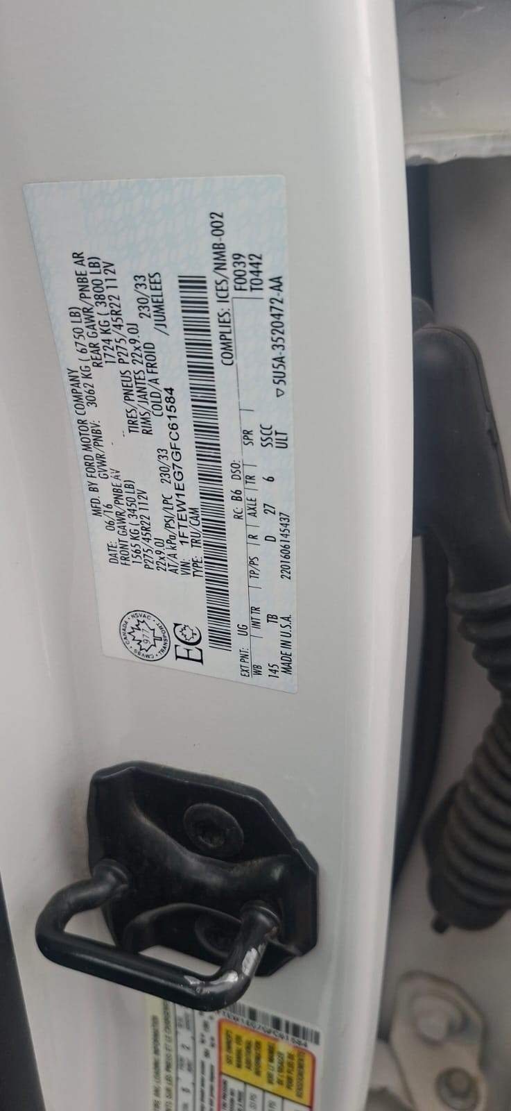 2016 Ford F-150