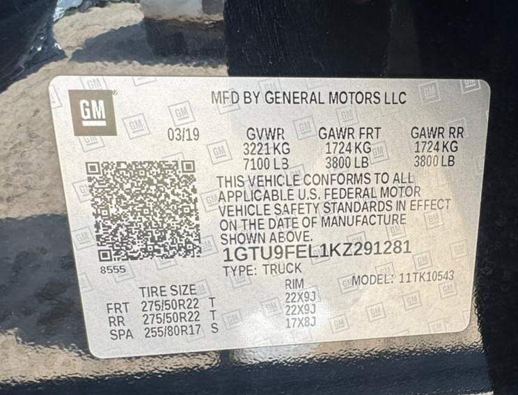 2019 GMC Sierra 1500