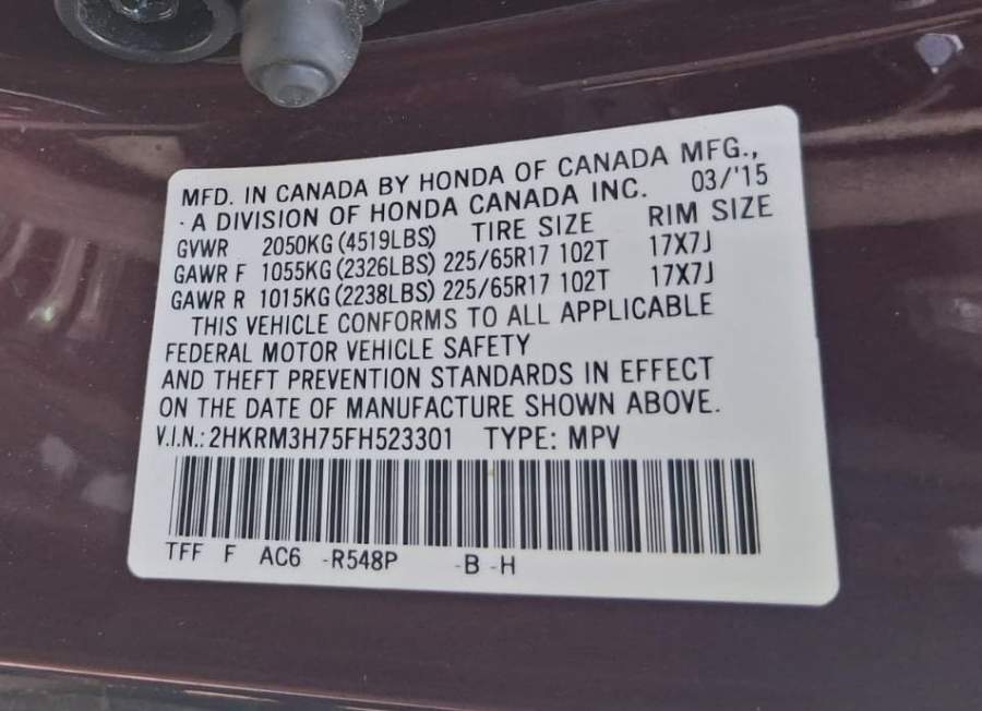 2015 Honda Cr-V