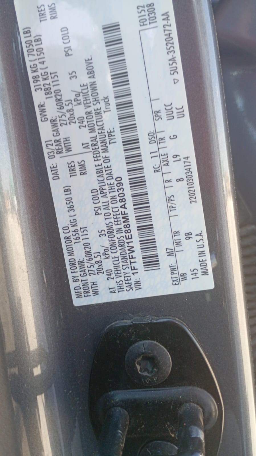 2021 Ford F-150