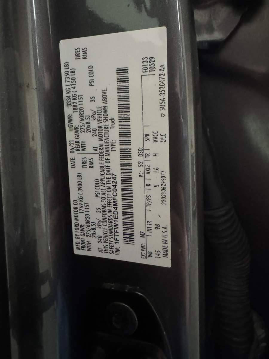2021 Ford F-150