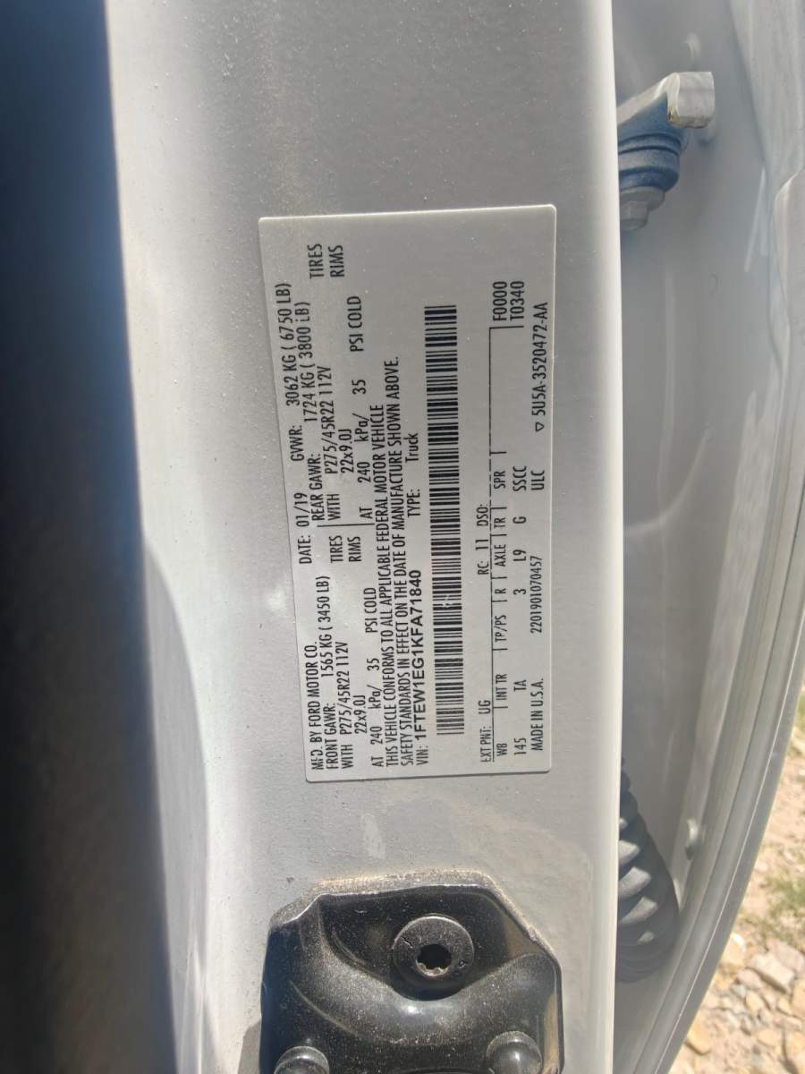 2019 Ford F-150