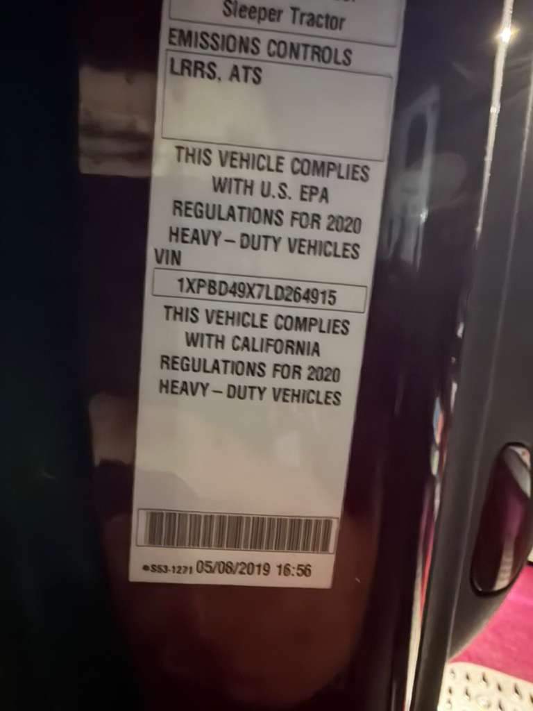2020 Peterbilt MODEL 579