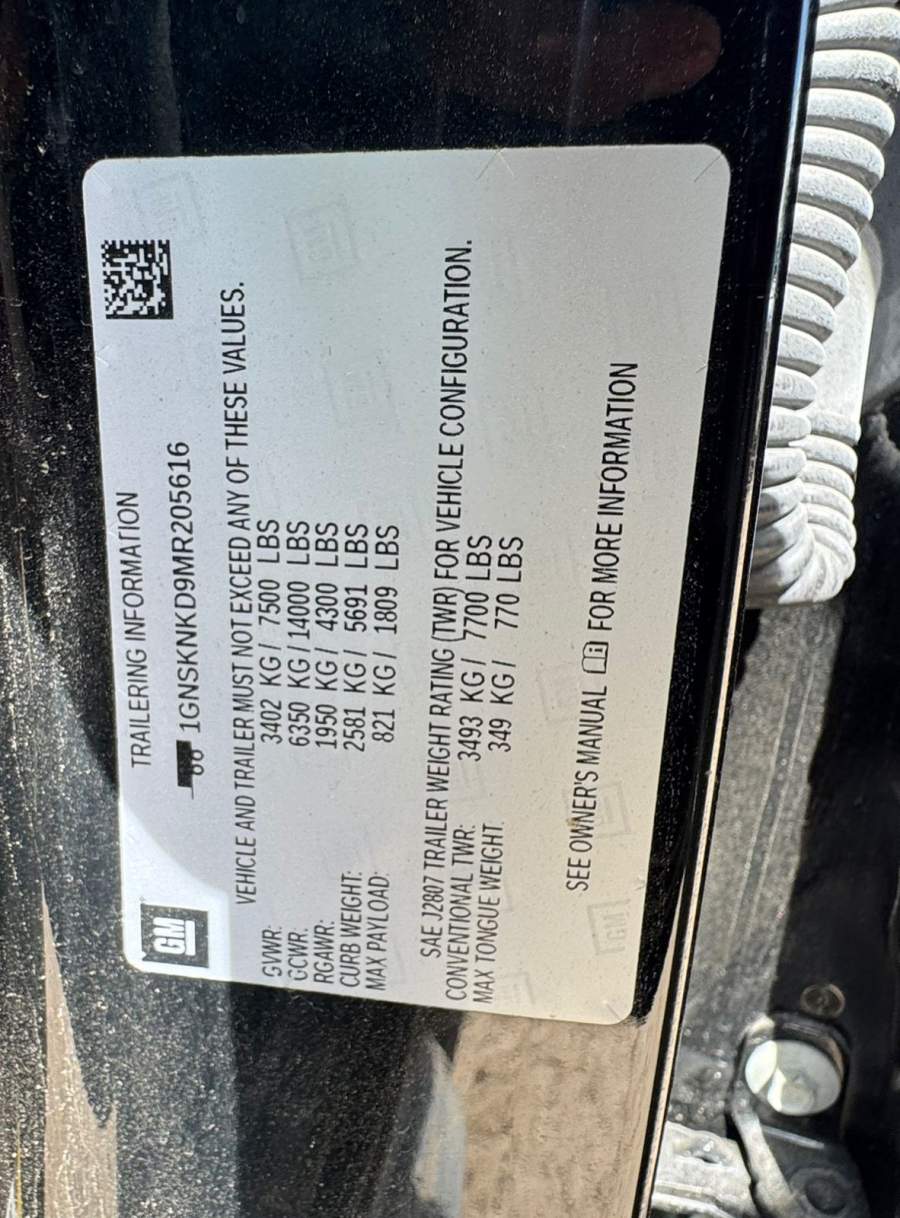2021 Chevrolet Tahoe