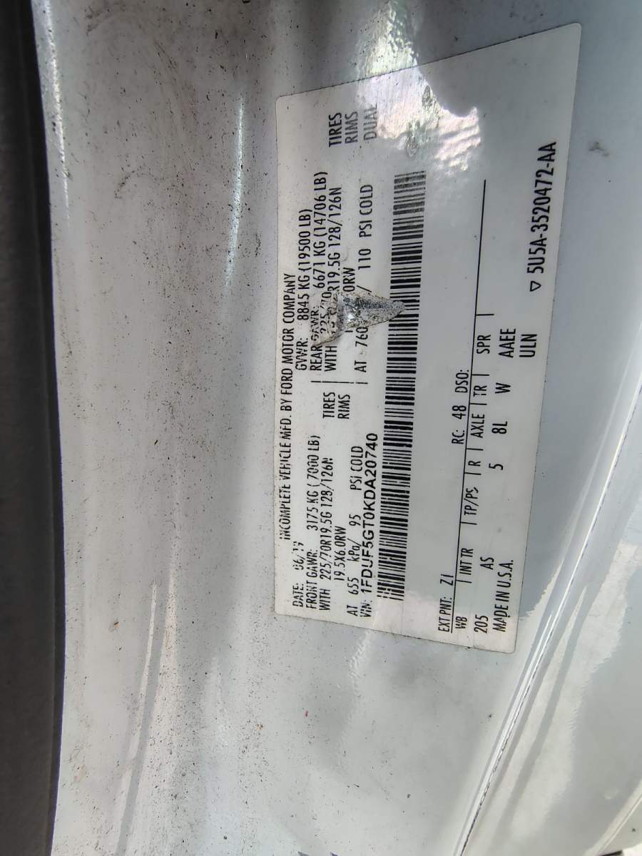 2019 Ford F-550