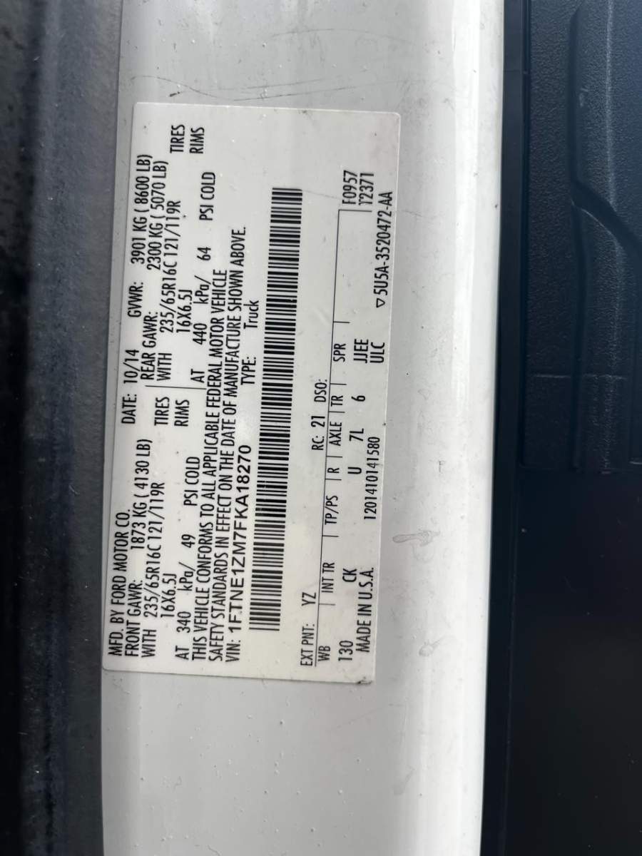 2015 Ford Transit 150