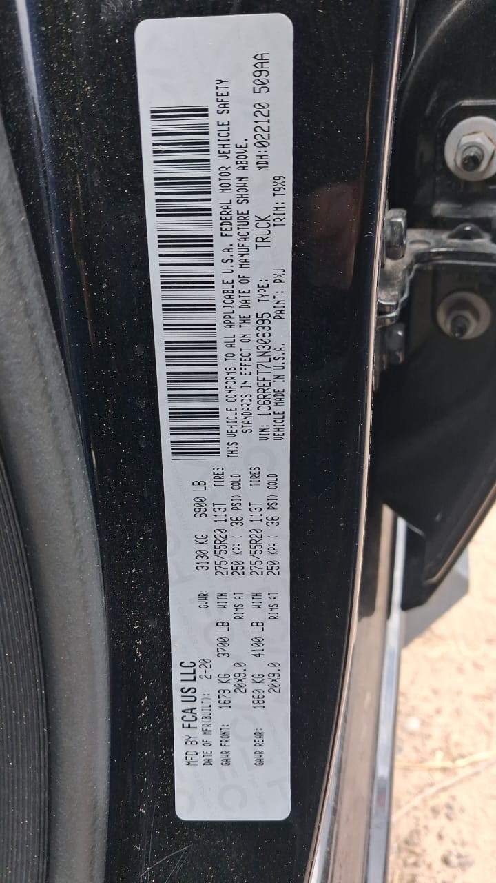 2020 RAM 1500