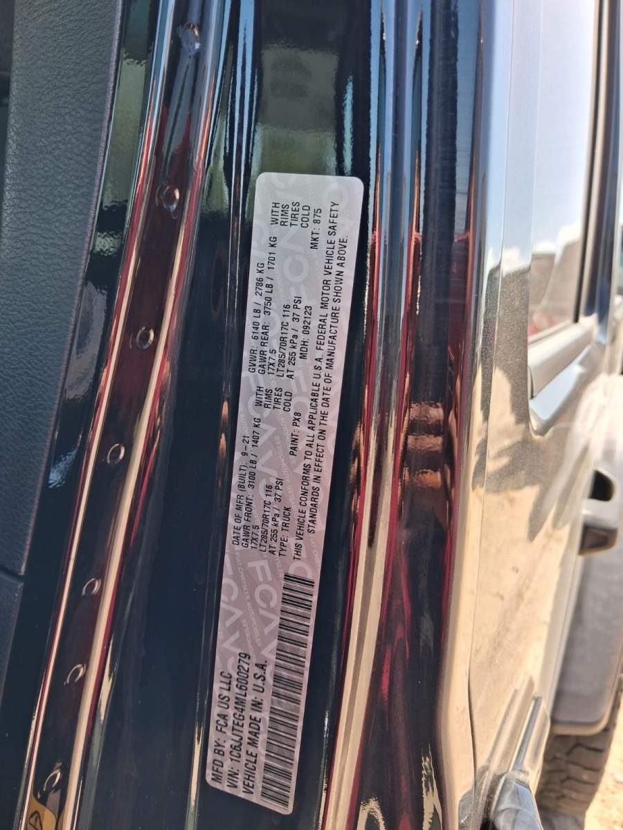2021 Jeep Gladiator