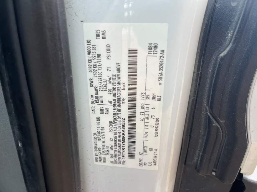 2019 Ford Transit 250
