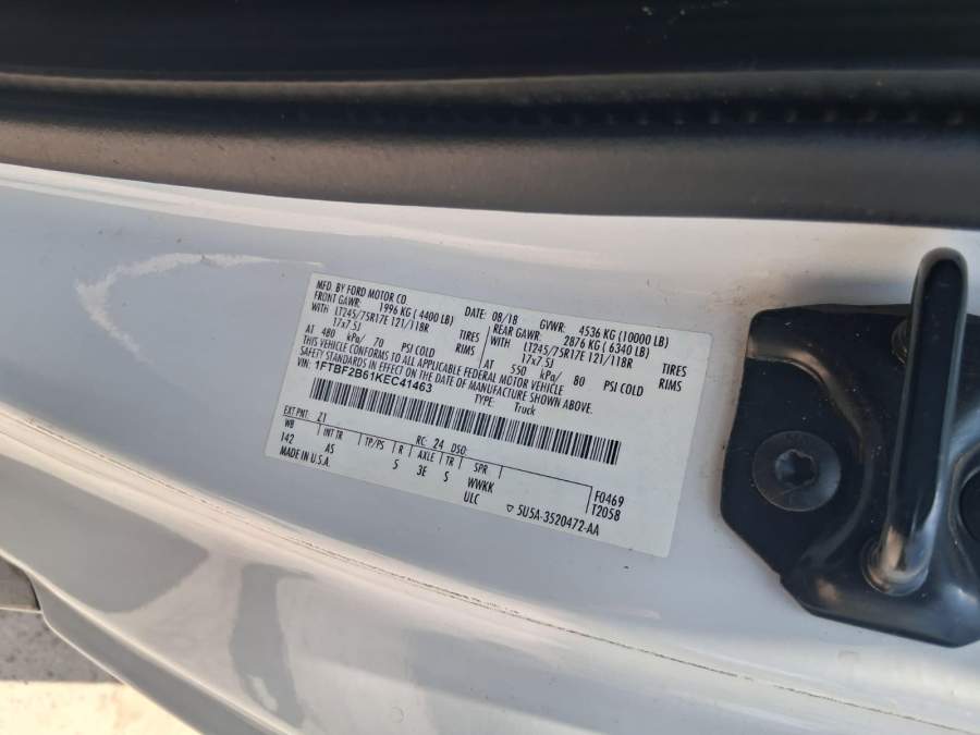 2019 Ford F-250 SUPER DUTY