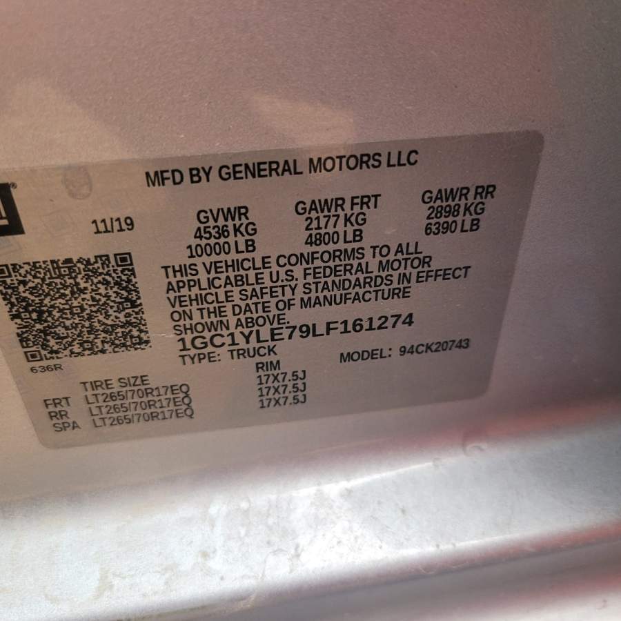 2020 Chevrolet Silverado 2500HD