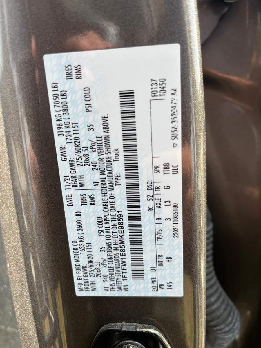 2021 Ford F-150