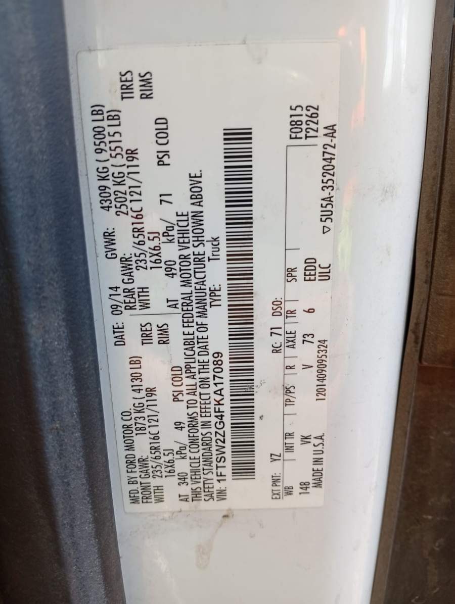 2015 Ford Transit 350